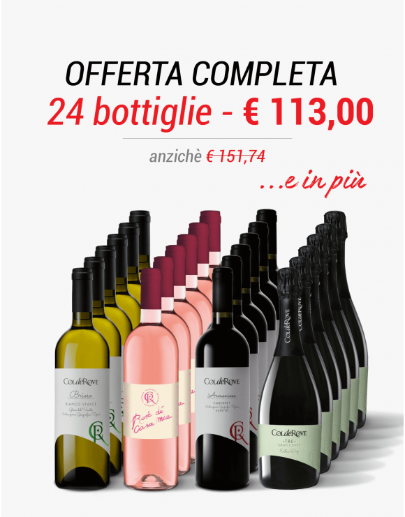 Offerta Colderove da 24 bottiglie